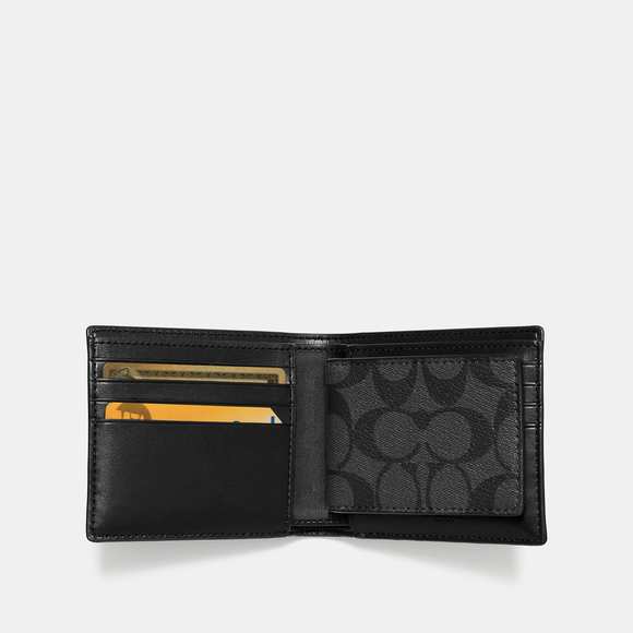 NWT Coach Outlet 3 In 1 Wallet In Signature Canvas - Picture 3 of 3